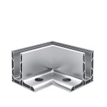 Kątownik aluminiowy zewnętrzny SBK10, ANODOWANY