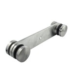 Mocowanie punktowe szkła rotule 30mm z otworem, AISI 304, SZLIF