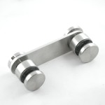 Mocowanie punktowe szkła rotule 30mm, AISI 304, SZLIF