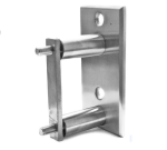 Mocowanie boczne słupka 40x40– profil, AISI 304, SZLIF