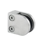 Uchwyt szkła 40x50 mm dla profilu  - AISI 316, szlifowany