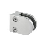 Uchwyt szkła 40x50 mm dla rury Ø42,4 - AISI 316, szlifowany