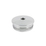 Zaślepka wypukła dla rury Ø 50,8 x 1,5 mm z gwintem M8 polerowana