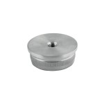 Zaślepka płaska dla rury Ø 50,8 x 1,5 mm z gwintem M8, szlifowana