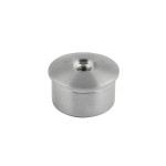 Zaślepka wypukła dla rury 42,4 x 2mm z gwintem M8 wklejana, szlifowana