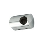 Uchwyt przelotowy słupka 50,8 mm dla rurki 12 mm prawy - polerowany