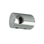 Uchwyt przelotowy boczny dla pręta Ø 12 / 42.4 mm polerowany