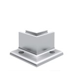 Kątownik aluminiowy wewnętrzny do profila SBE10, ANODOWANY