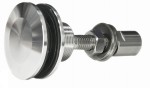 Rotula przegubowa SPU fi 58mm, AISI 304, SZLIF 