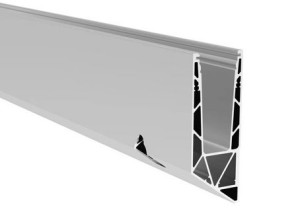 Profil aluminiowy - mocowanie boczne Y, Typ K, odcinek 5m light