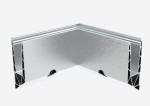 Kątownik aluminiowy wewnętrzny, ANODOWANY