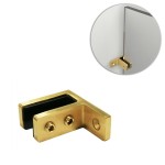 Uchwyt startowy 48x65x34mm, szkło 12-15mm, AISI 316,Złoty szlif