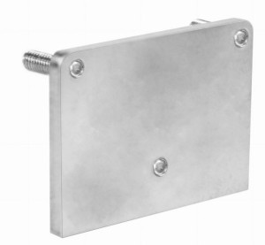 Zaślepka poręczy 60x40mm, AISI 304, SUROWA