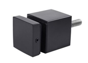 Uchwyt punktowy 40x40 z dystansem 40mm, AISI 304, antracyt, RAL 7016 MAT