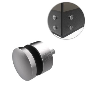 Uchwyt punktowy szkła, rotula, dla szkła 6-17,52 mm, AISI 304, Ø40/20mm, M10, SZLIF
