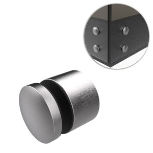 Uchwyt punktowy szkła, rotula, dla szkła 6-17,52 mm, AISI 304, Ø40/30mm, M10, SZLIF