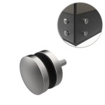 Uchwyt punktowy szkła, rotula, dla szkła 8-21,52 mm, AISI 304, Ø50/15mm, M10, SZLIF 