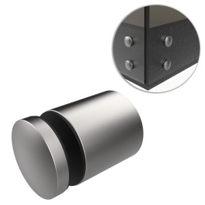 Uchwyt punktowy szkła, rotula, dla szkła 8-21,52 mm, AISI 304, Ø50/Lmm, M10, SZLIF 