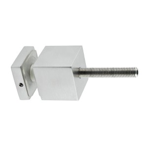 Uchwyt punktowy 40x40 z dystansem 30mm, AISI 304, SZLIF 